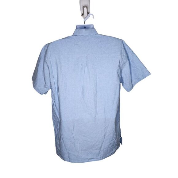 Vintage 80s Embroidered Poker Casino Short Sleeve Shirt Womens XL Blue NEW - Picture 4 of 6